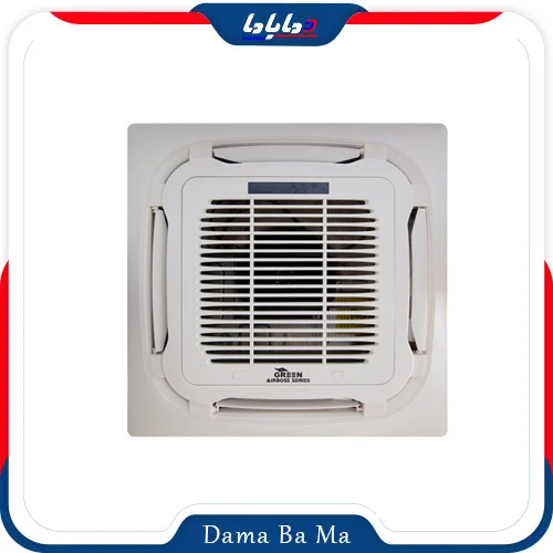 green-1200-four-way-cassette-fan-coil-model-g4wf1200p1-1 فن کویل 1200 کاستی چهار طرفه گرین مدل G4WF1200P1 دارای تایمر خاموش و روشن و اتو استارت